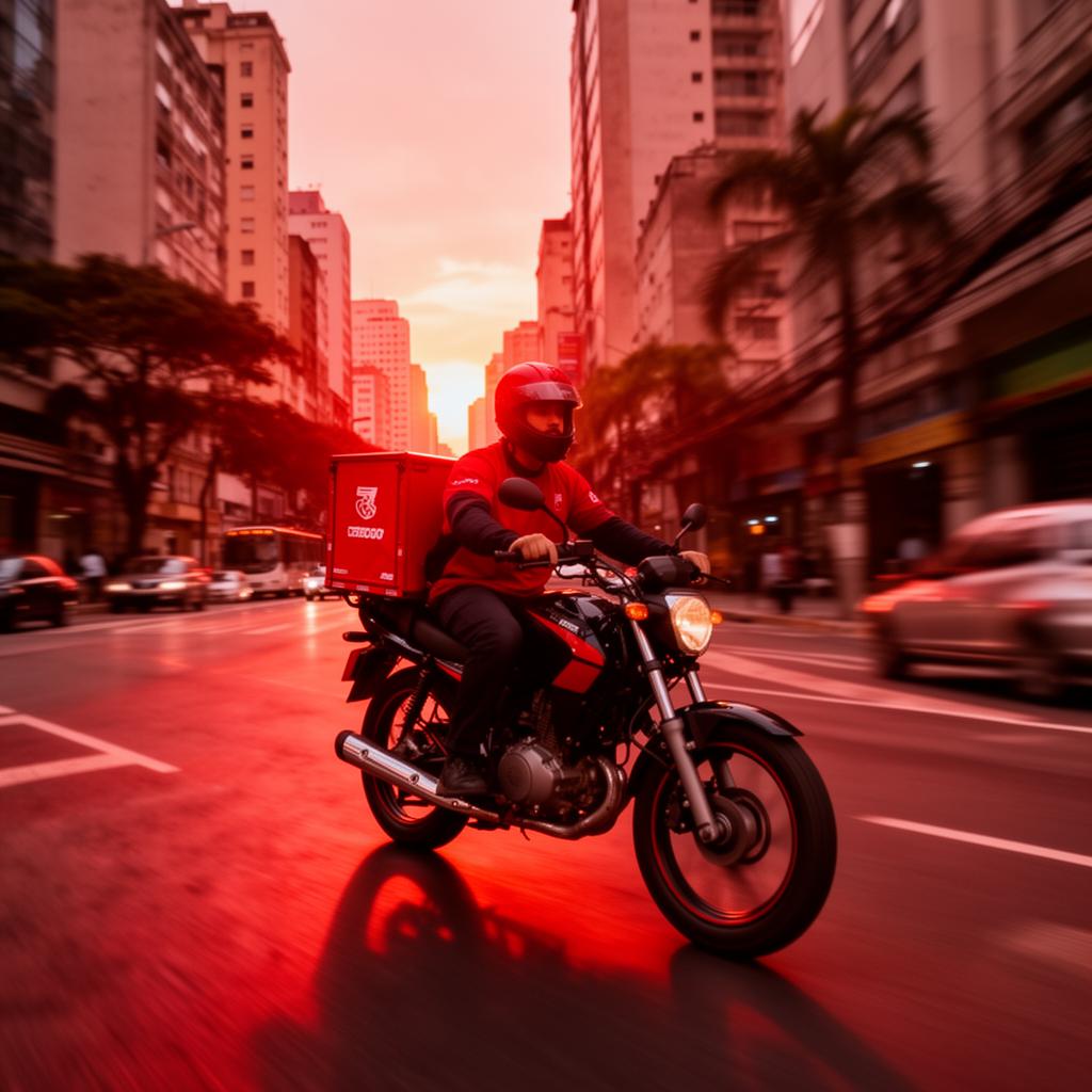 Motoboy entregador Dia D